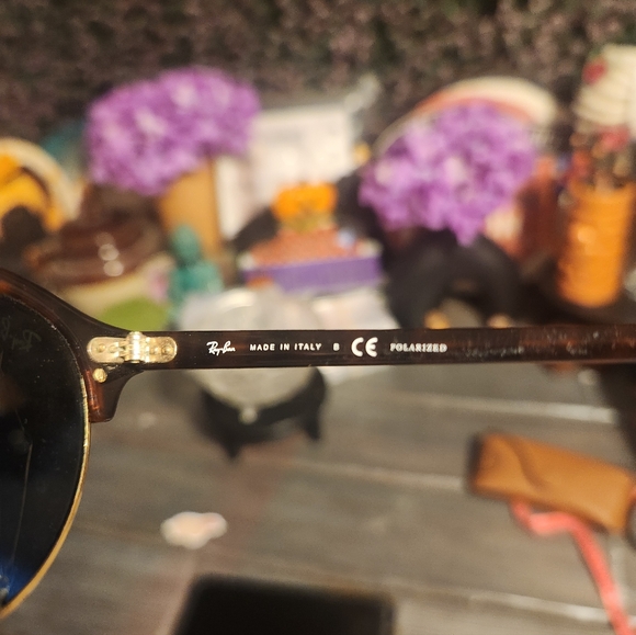 Ray-Ban BROKEN Lense* Tortoise Shell Sunglasses W/ Protective Case - Picture 9 of 9